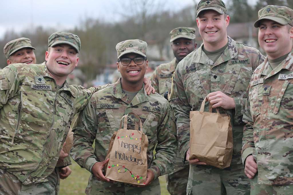 BOSS members with gift bags