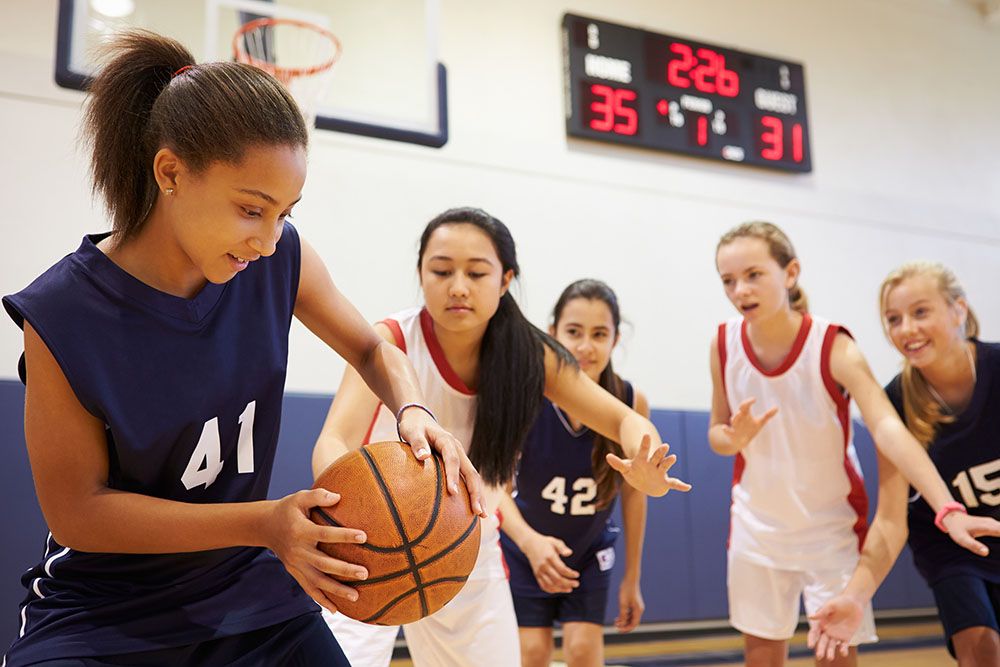 Youth Sports Teen Girls Basketball
