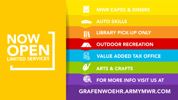 MWR Facility Changes & Updates MWR Facility Changes & Updates