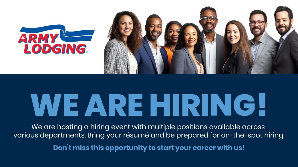 Army Lodging Hiring Event