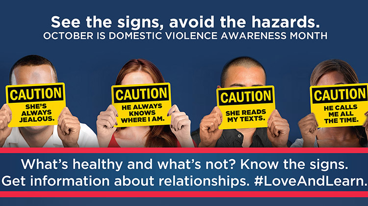 October is Domestic Violence Awareness Month October is Domestic Violence Awareness Month